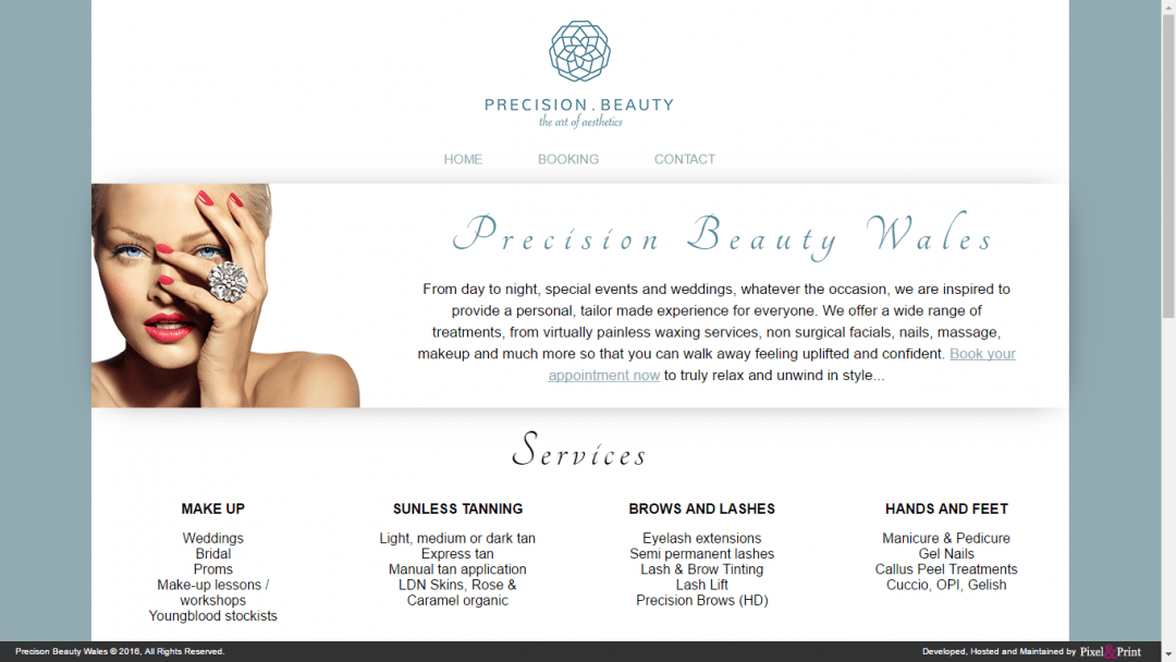 Precision Beauty Website