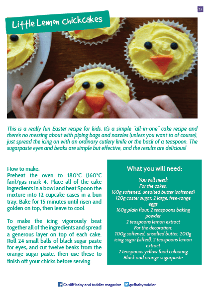 Page Layout – Cardiff Baby and Toddler Magazine