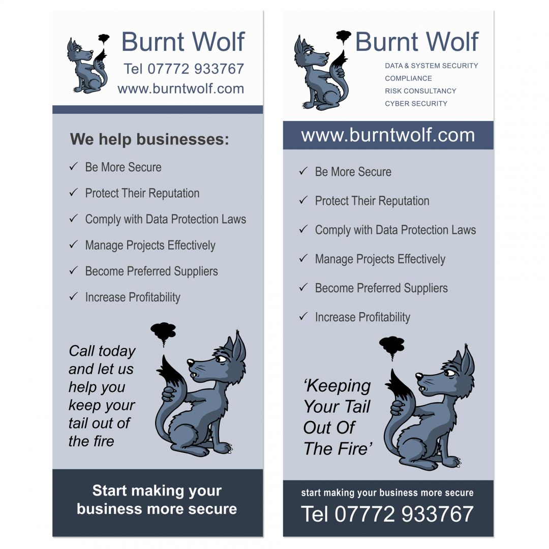 Roller banners – Burnt Wolf