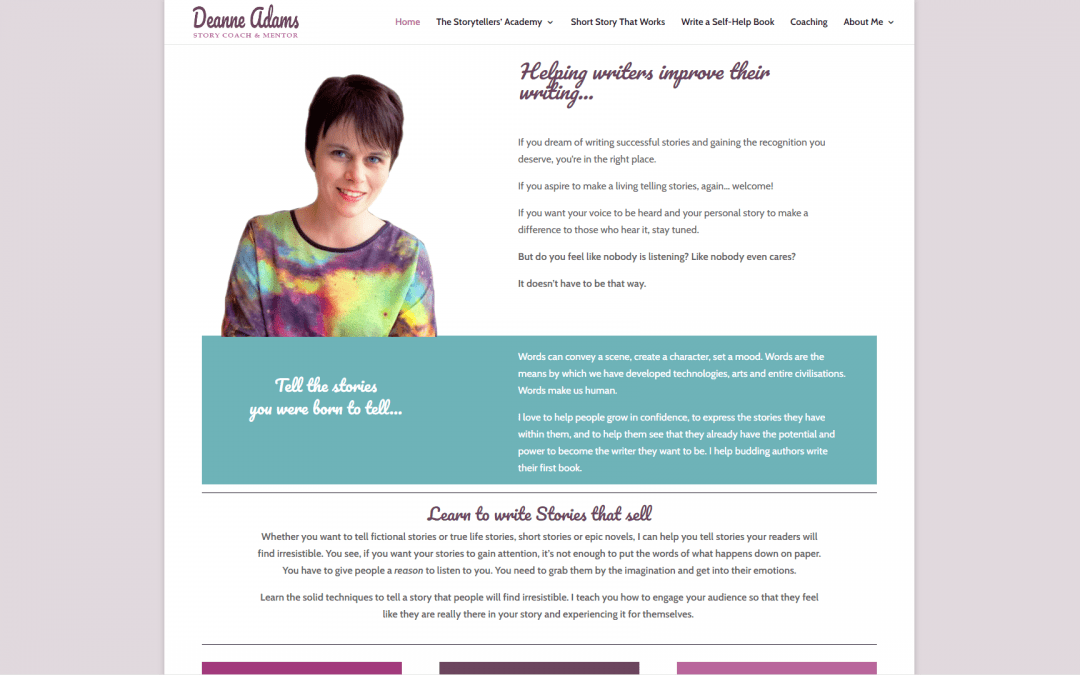 Website design – Deanne Adams