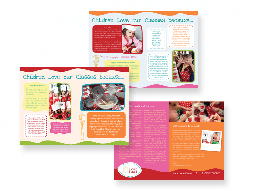 Brochure design – Cook Stars